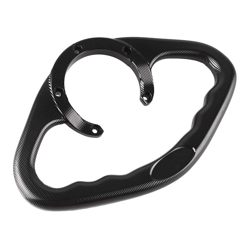 Luckmart Passenger Gas Tank Bar Grip Handlebar 5 Holes Compatible for Yamaha R1 R6 FZ1 FZ6R FZ28 FZ-09 MT09 M7-07 YZR750 YSR50 YZF600 YZF1000 Black - Image 1